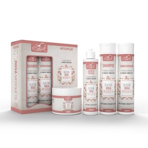 KIT OLEO ROSA MOSQUETA 4PÇS BEL KIT